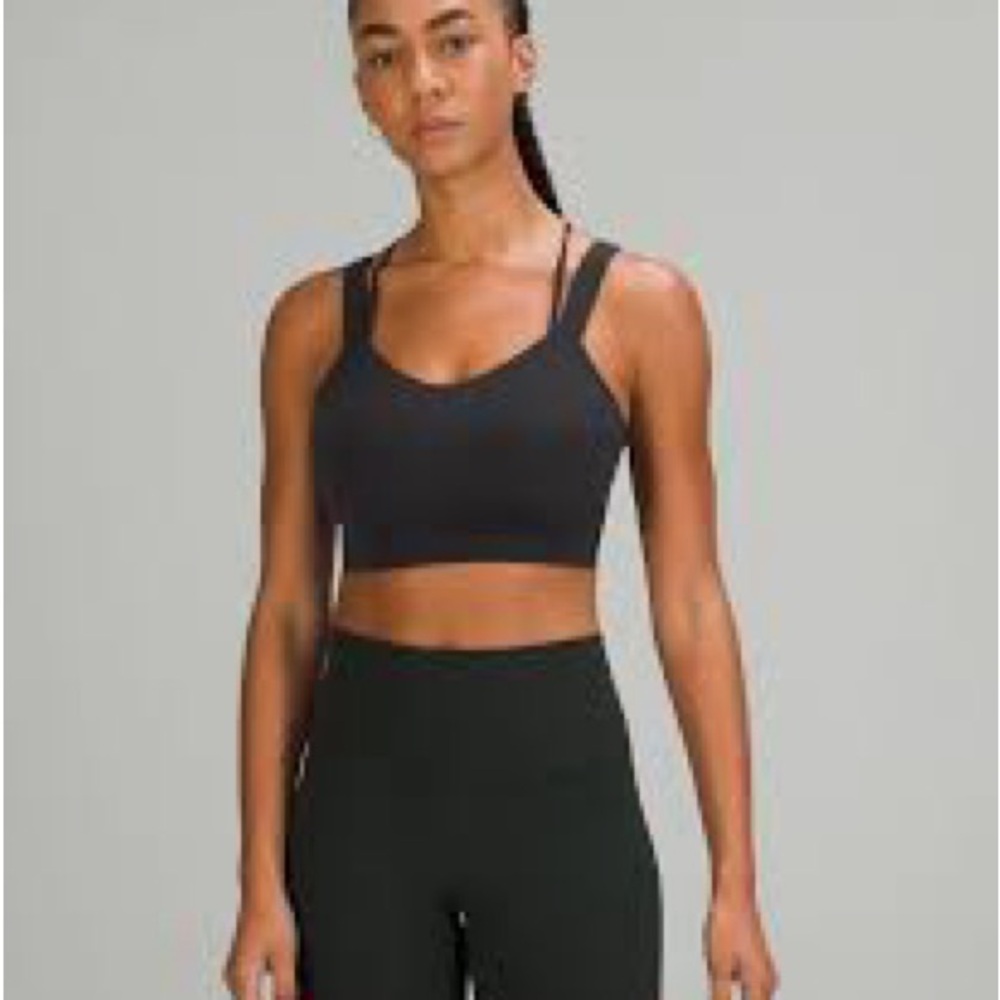 lululemon athletica Black Double-Strap Sports Bra
